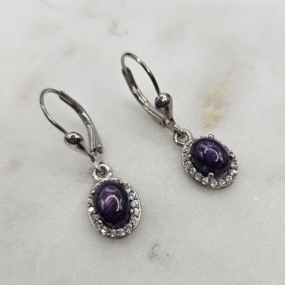 Ruby Dangle Earrings